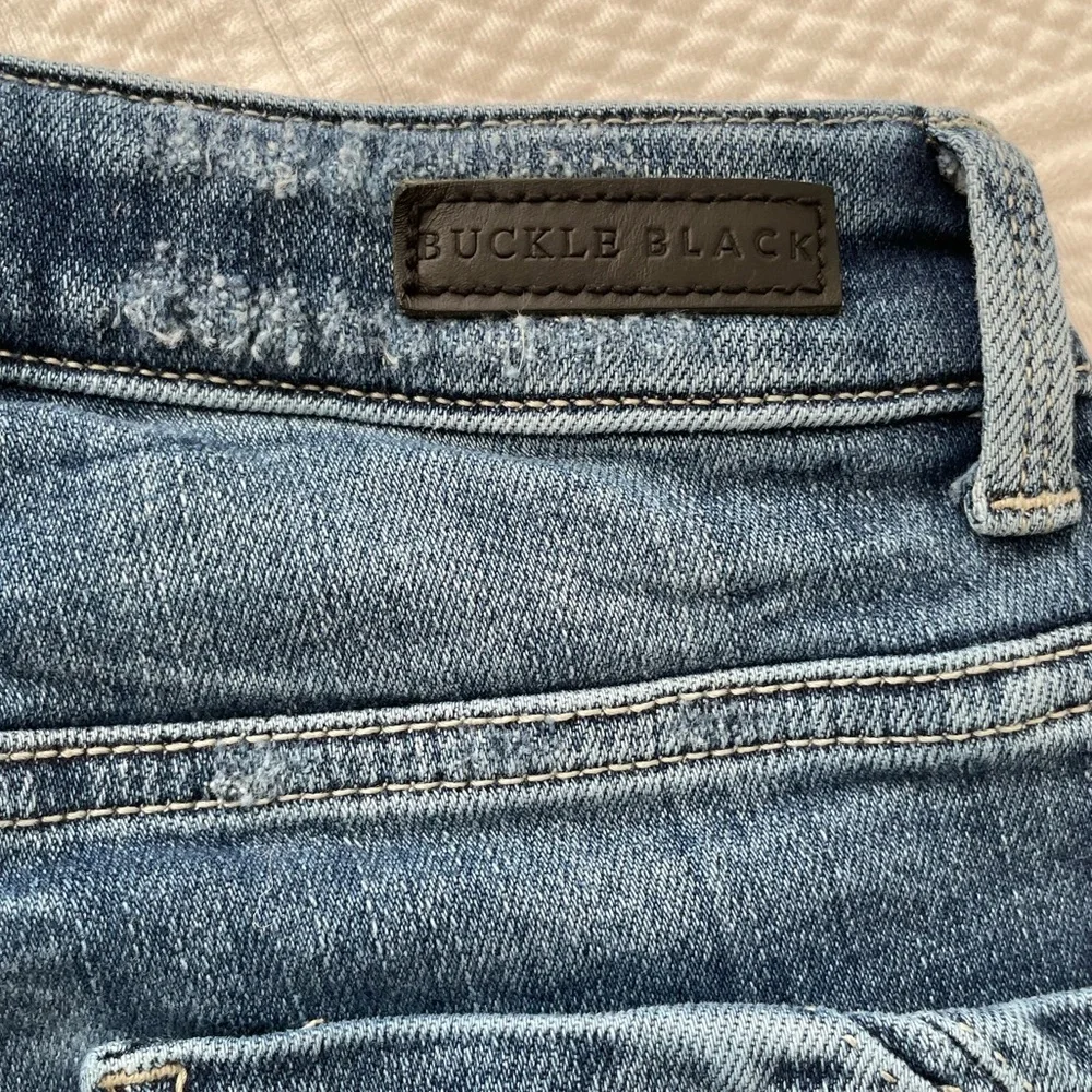 Buckle Black Fit No. 35 Ankle Skinny High Rise Denim Jeans Madagascar 2 Size 24 - Picture 12 of 15